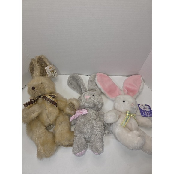 Bunny Rabbit Plush Bearington Hallmark Cloud Island Hugfun Mixed Lot Of 8 - Picture 6 of 13
